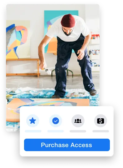 Purchase premium access screen