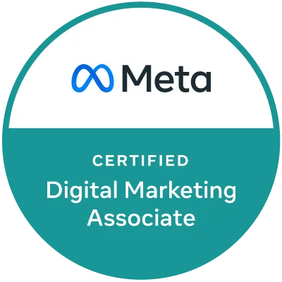 Meta Digital Marketing certification badge