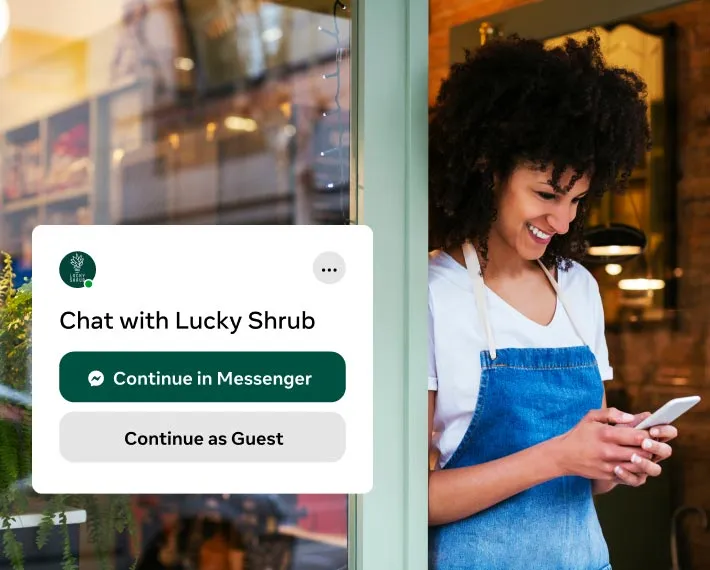 Florist uses Messenger to chat with customer – add live chat to your website with Messenger and Facebook chat plugin