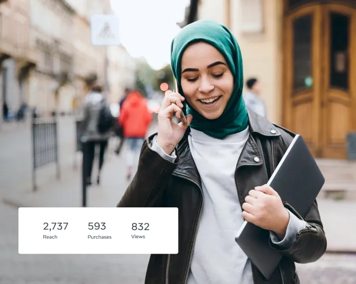 Steps on how to increase social media engagement on content shared through Facebook and Instagram