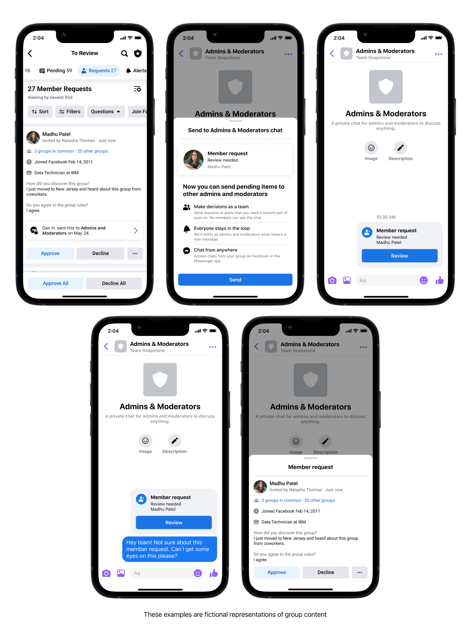 SHOWING ADMIN-ONLY CHAT
