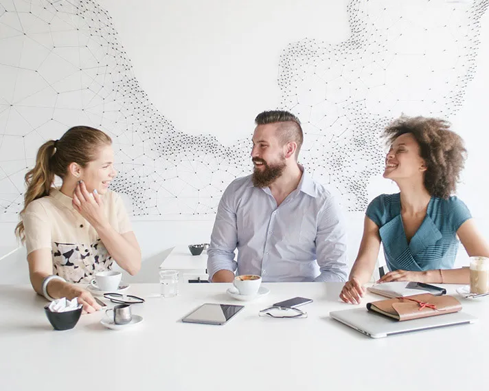 Group of people working collaboratively