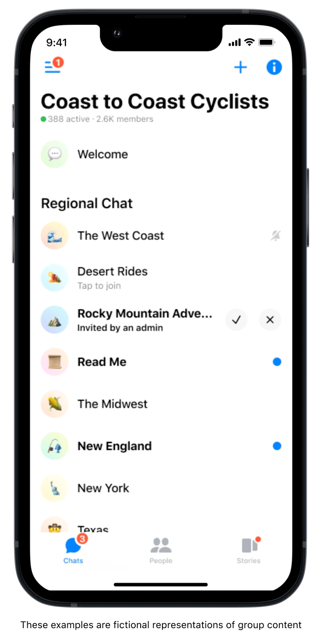 Showing how to manage notifications at the group level