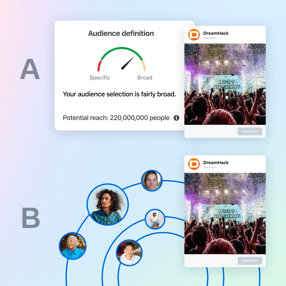 image: Broaden your audience.
