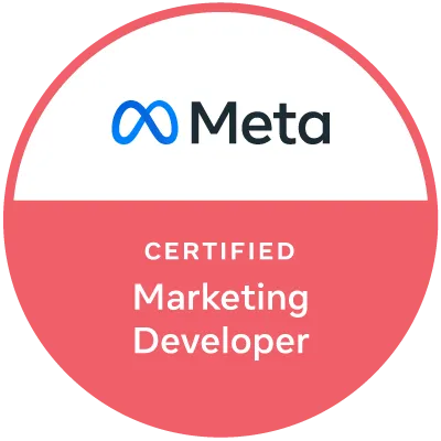 Meta Certified Marketing Developer certification badge