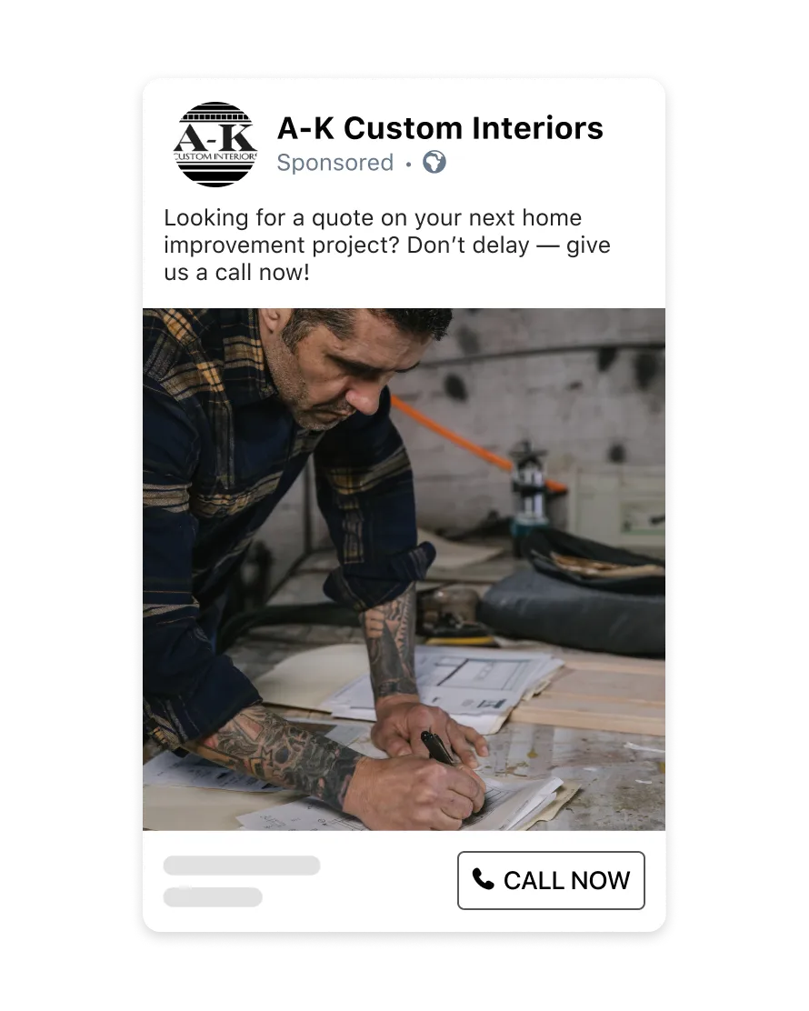 A screenshot of a Facebook business profile showing business details such as customer reviews and contact information.